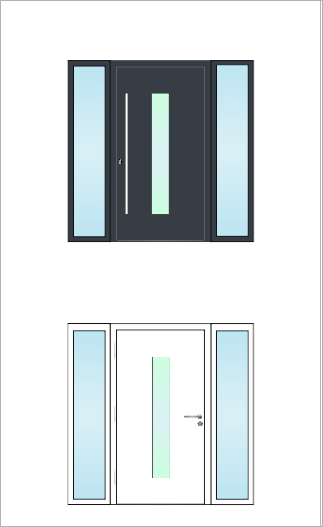 Haustür AB AB 64455 F-1